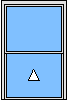 Window with two sections
