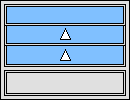 Fixed aluminium section below the window